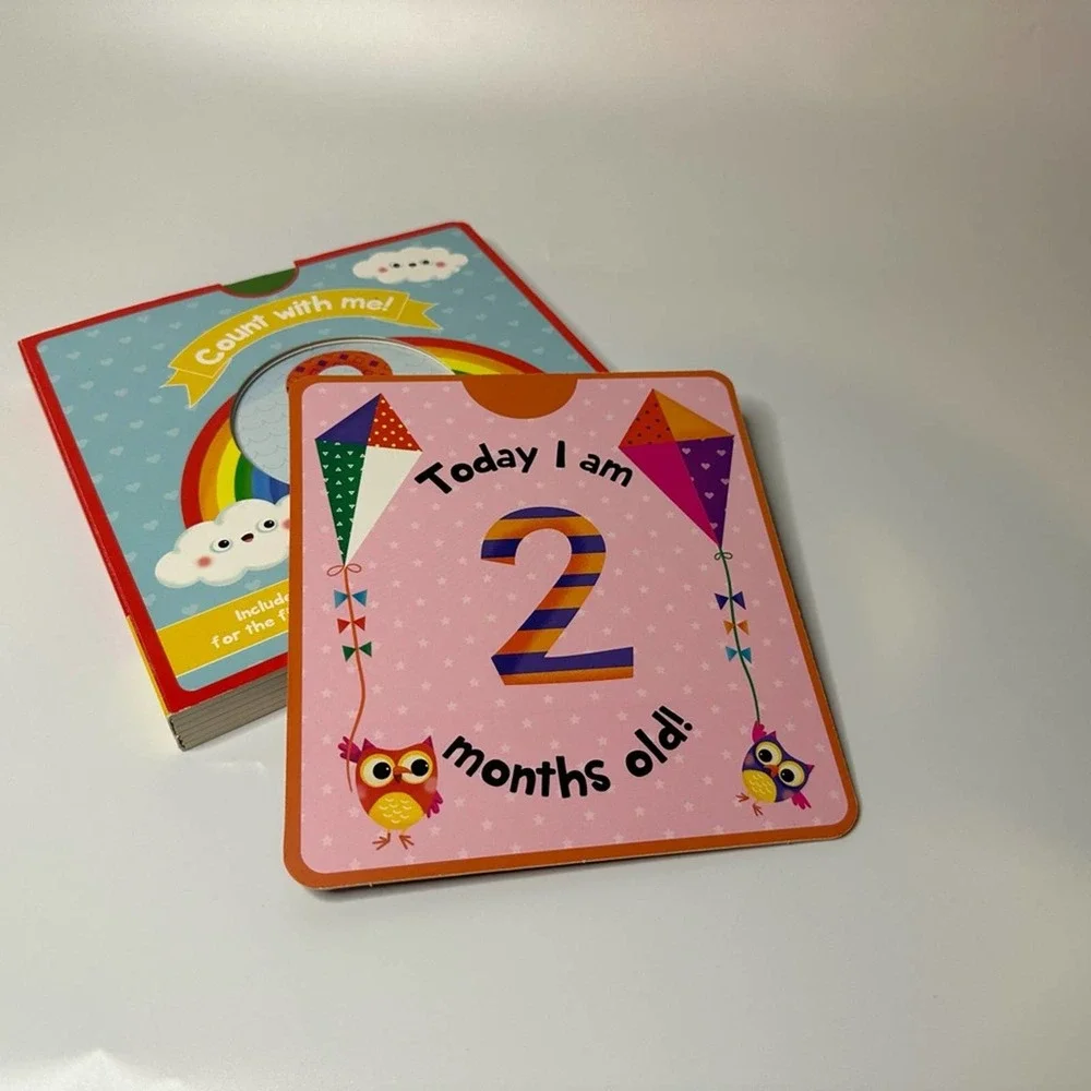 Count with Me - Kane Miller - monthly photo cards for baby and counting
